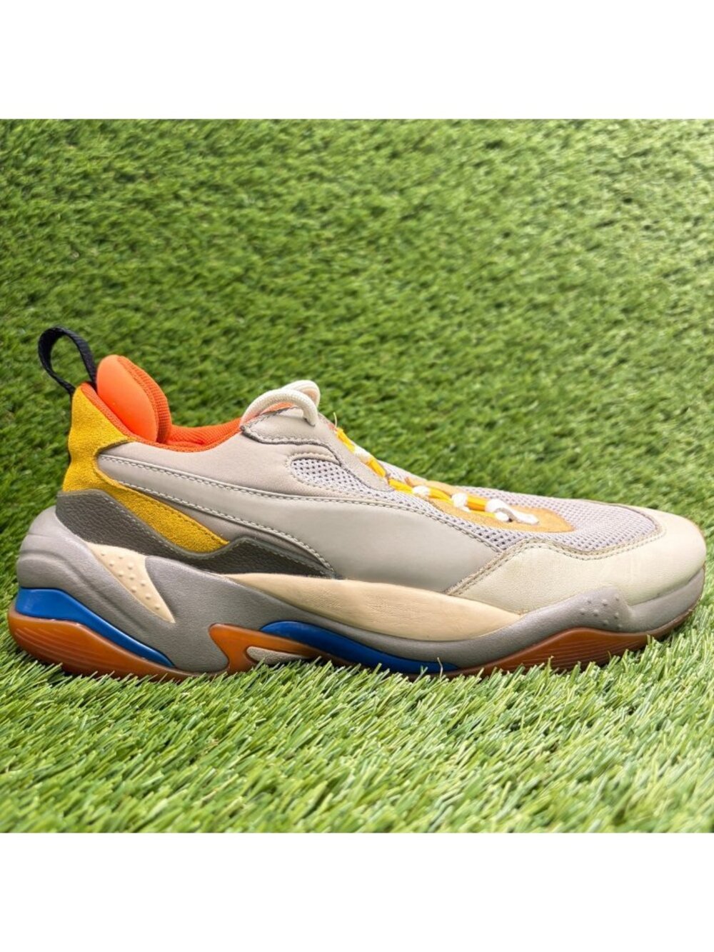 Puma Thunder Spectra Boys Size 7Y Steel Gray Athletic Running Shoes Sneakers
